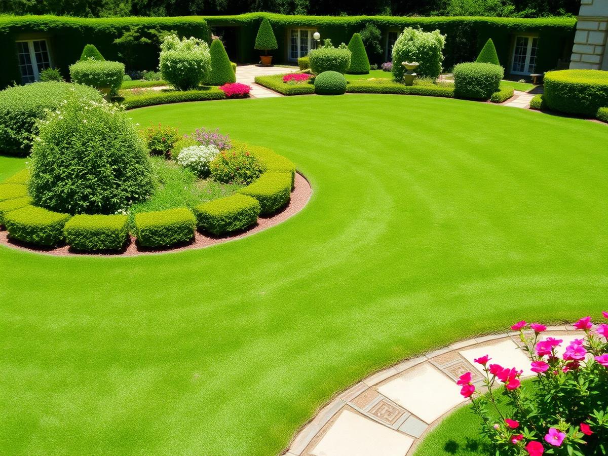 Jardin entretenu par David Elagage à Angoulême